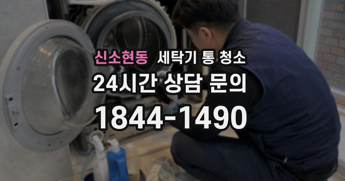 신소현동 세탁기 통 청소