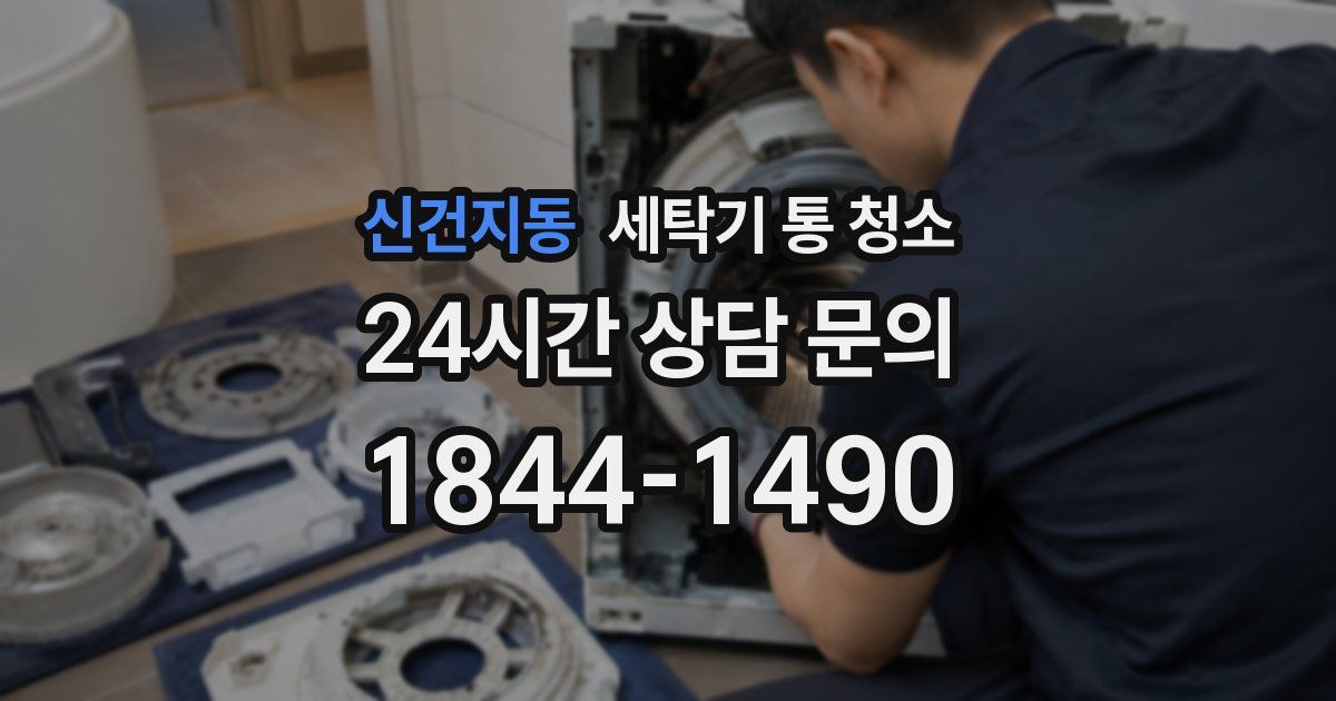 신건지동 세탁기 통 청소