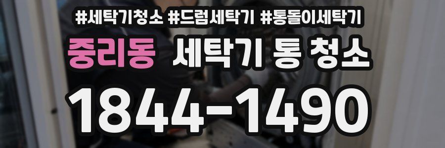 중리동 세탁기 통 청소