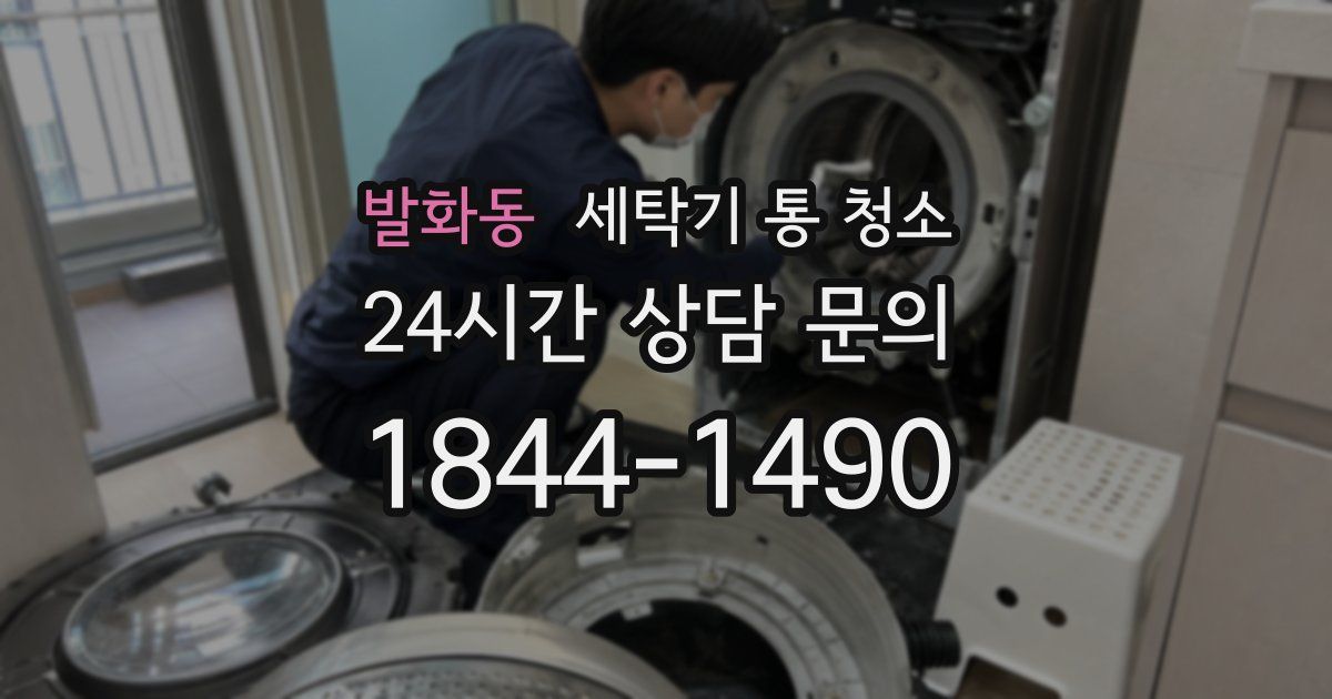 발화동 세탁기 통 청소