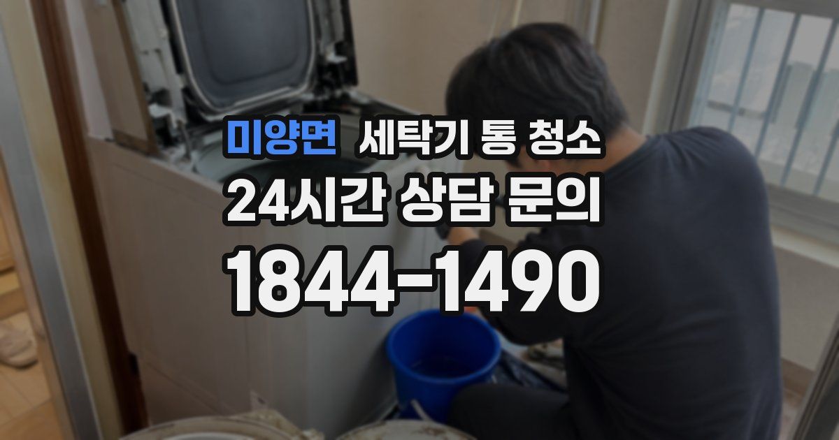 미양면 세탁기 통 청소