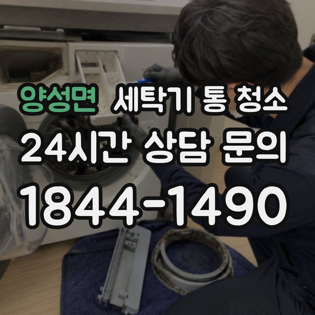 양성면 세탁기 통 청소