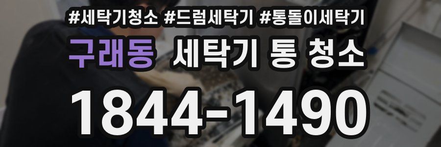 구래동 세탁기 통 청소