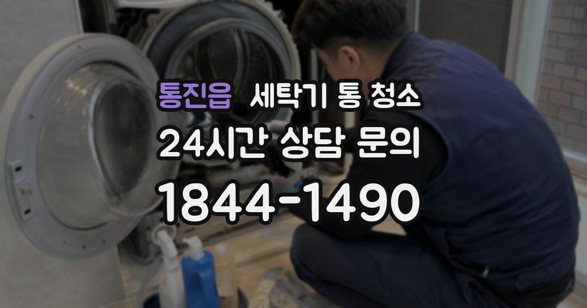 통진읍 세탁기 통 청소