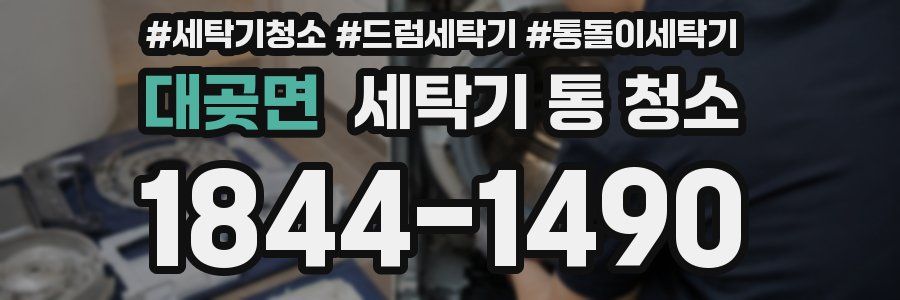대곶면 세탁기 통 청소