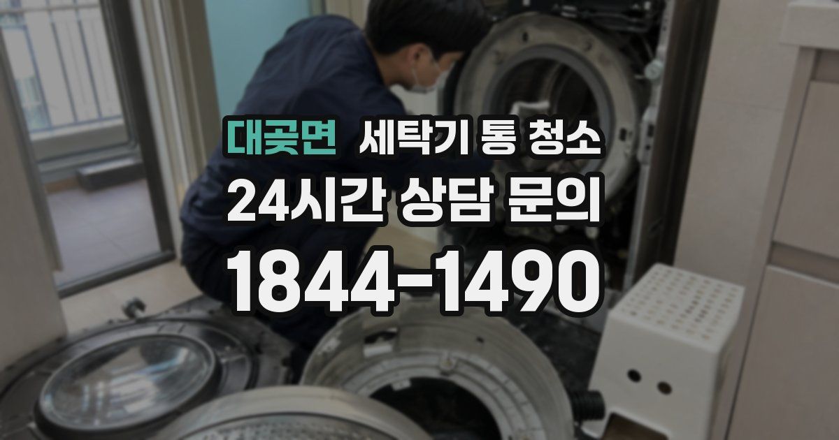 대곶면 세탁기 통 청소