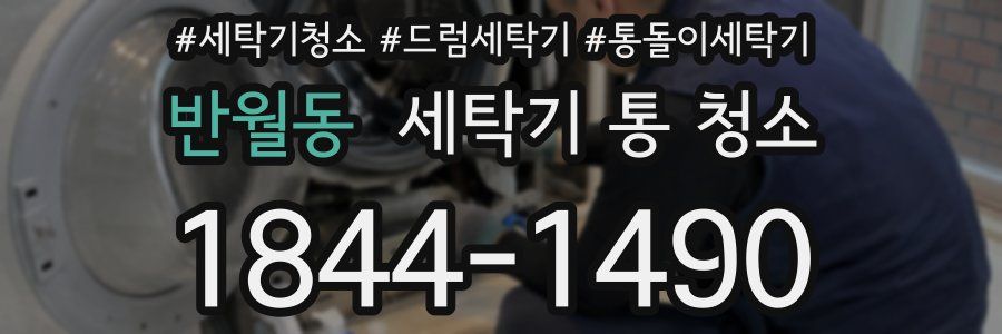 반월동 세탁기 통 청소