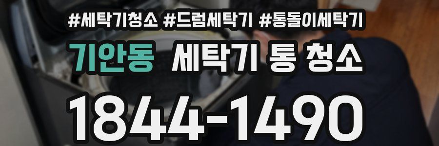 기안동 세탁기 통 청소