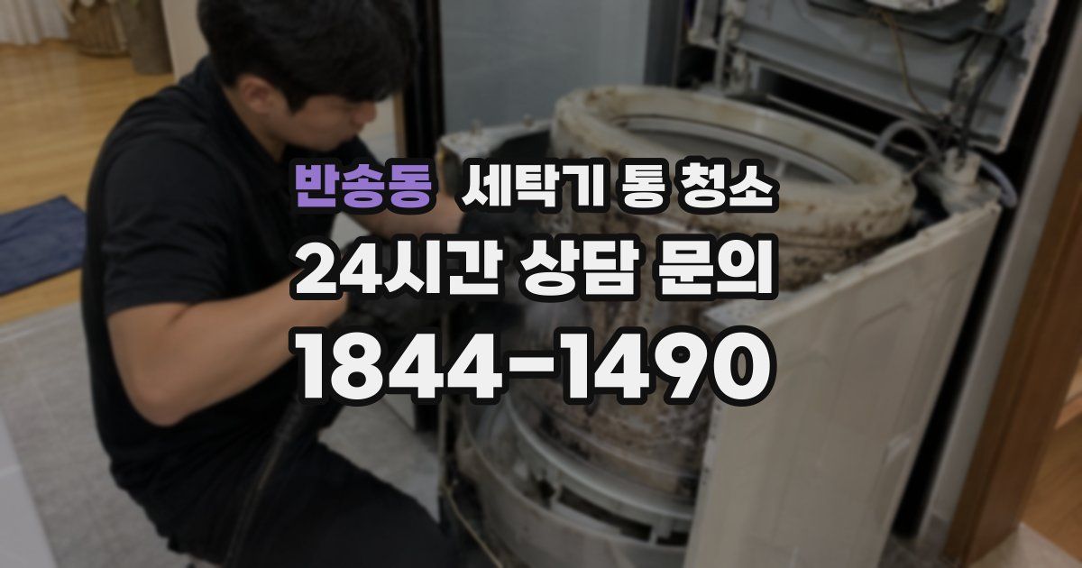 반송동 세탁기 통 청소