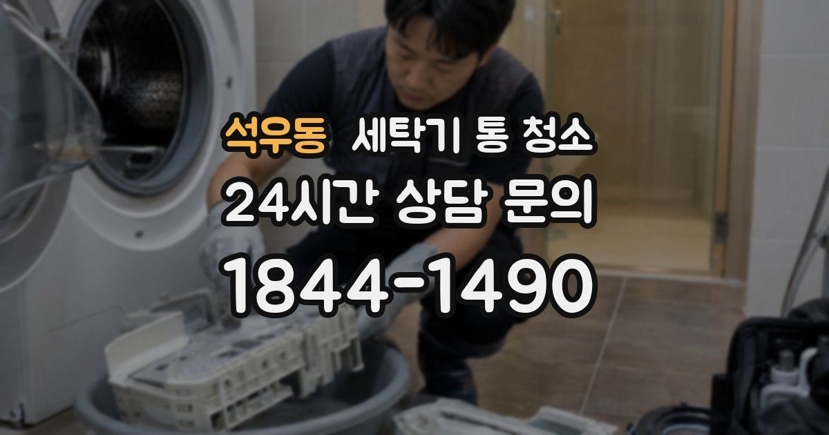 석우동 세탁기 통 청소