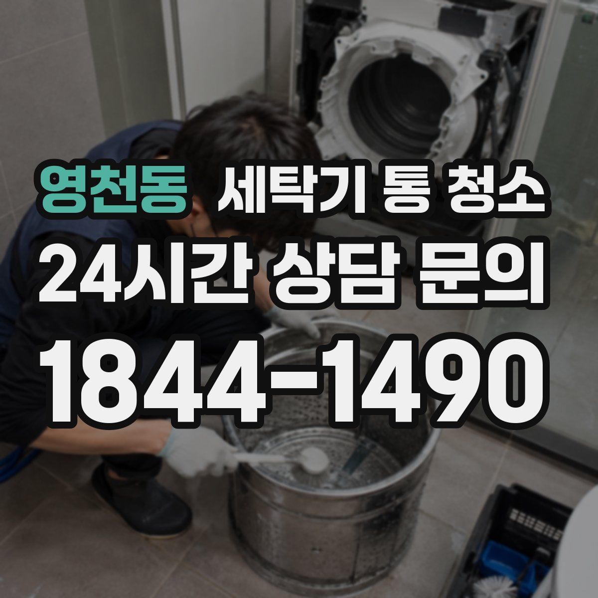 영천동 세탁기 통 청소