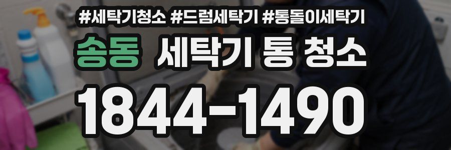 송동 세탁기 통 청소