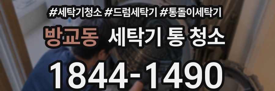 방교동 세탁기 통 청소