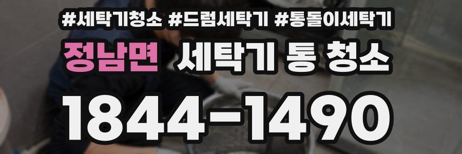 정남면 세탁기 통 청소