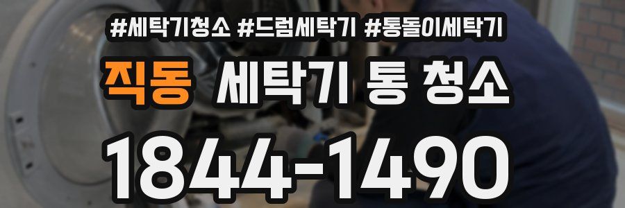 직동 세탁기 통 청소