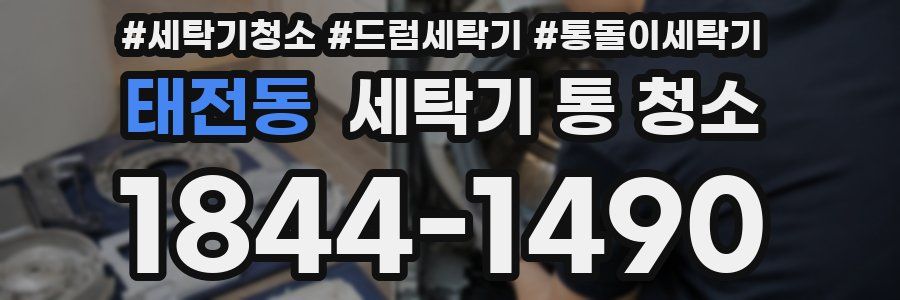 태전동 세탁기 통 청소