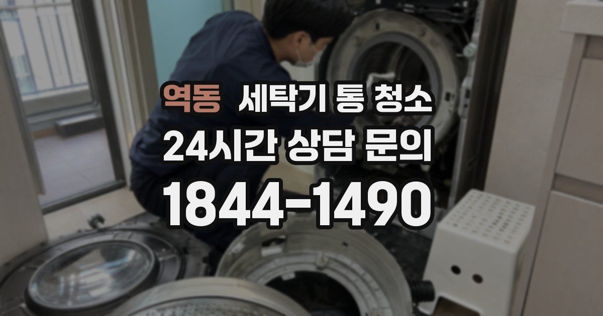 역동 세탁기 통 청소