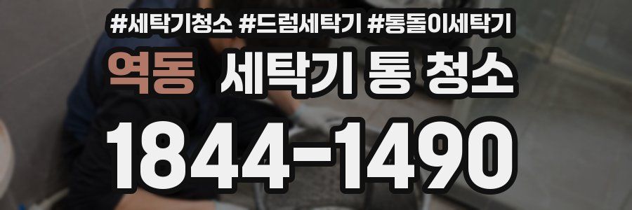 역동 세탁기 통 청소