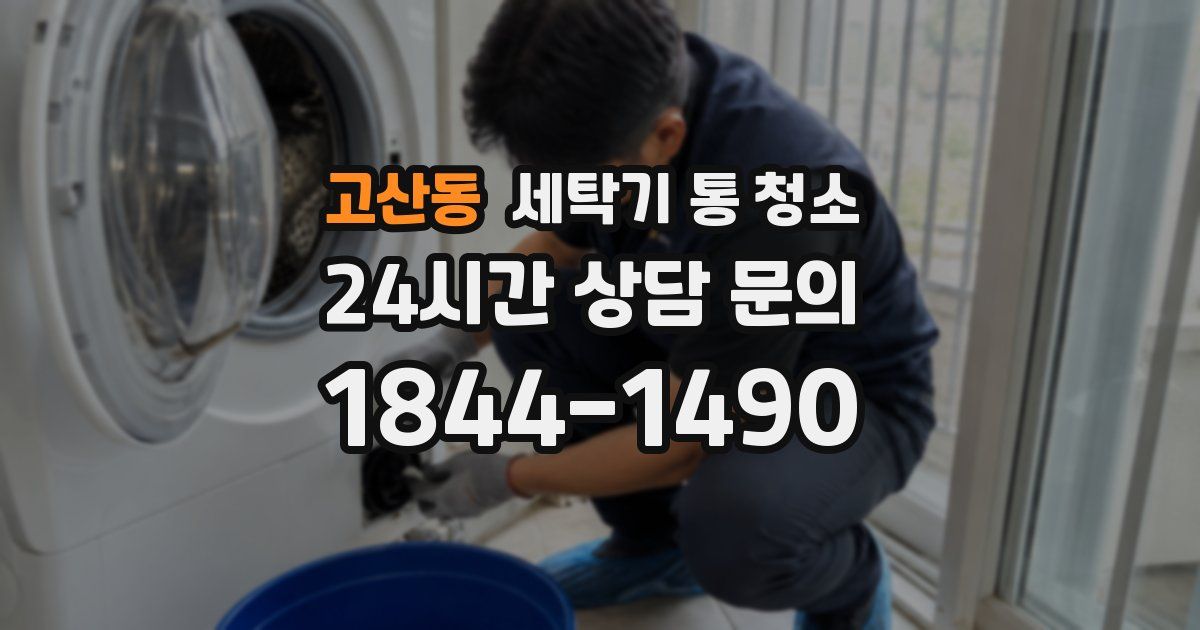 고산동 세탁기 통 청소