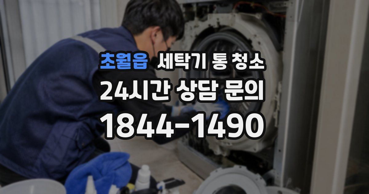 초월읍 세탁기 통 청소