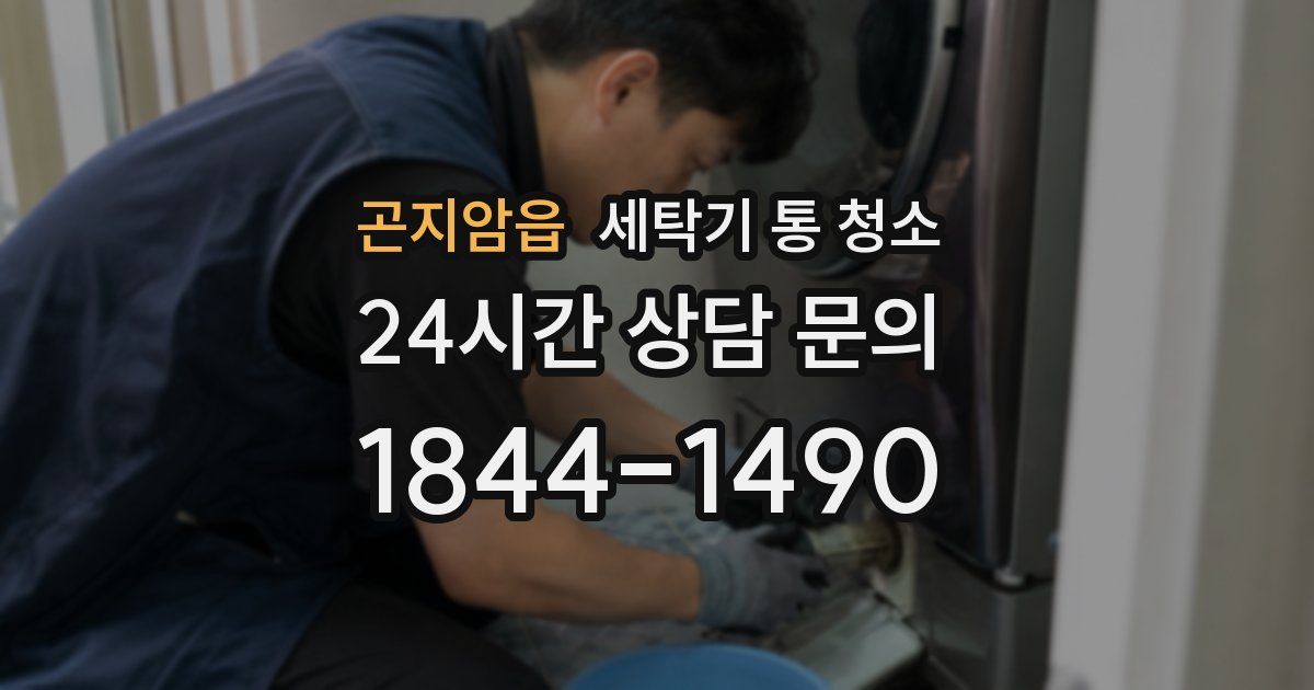 곤지암읍 세탁기 통 청소