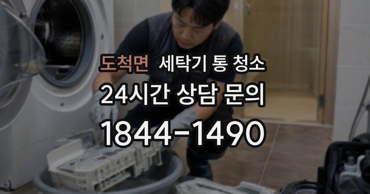 도척면 세탁기 통 청소