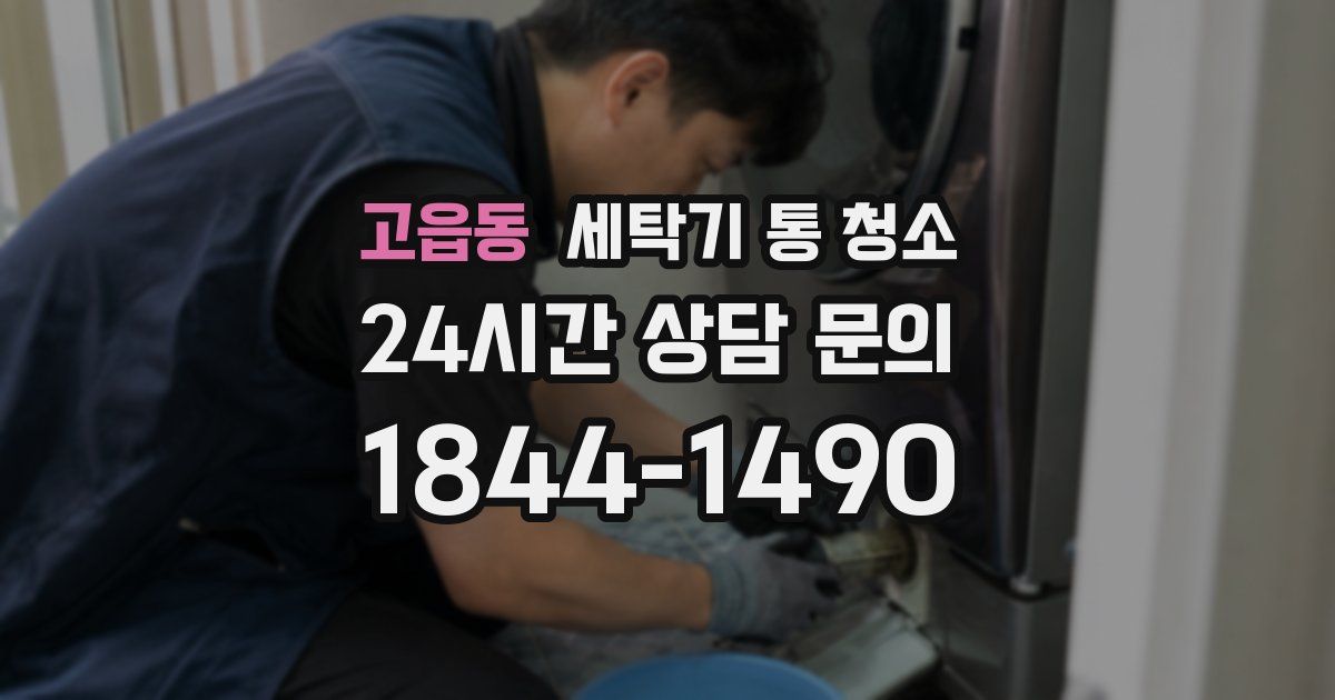 고읍동 세탁기 통 청소
