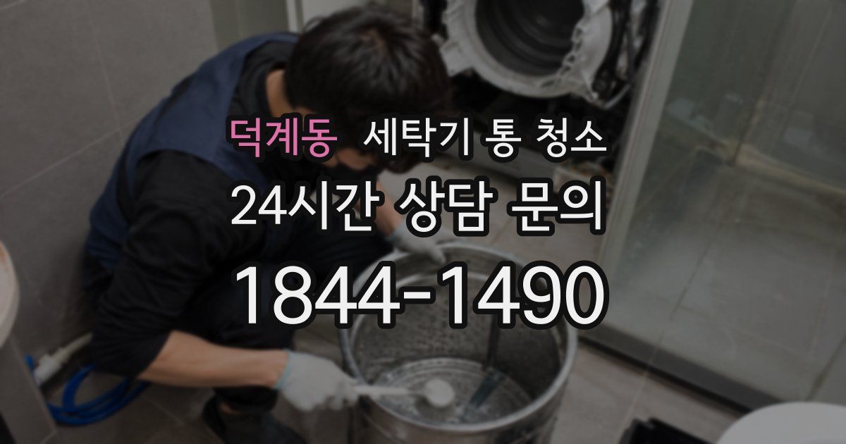 덕계동 세탁기 통 청소