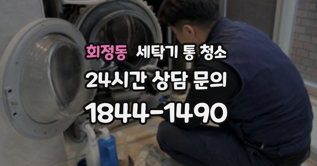 회정동 세탁기 통 청소