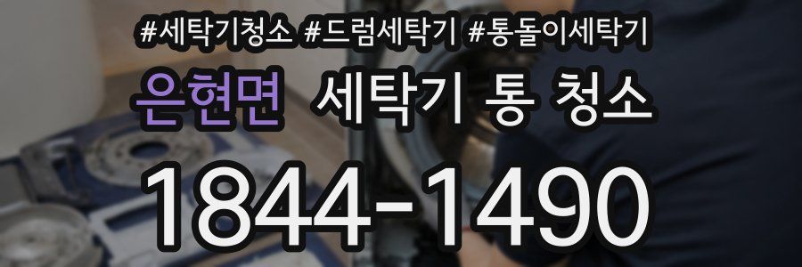 은현면 세탁기 통 청소