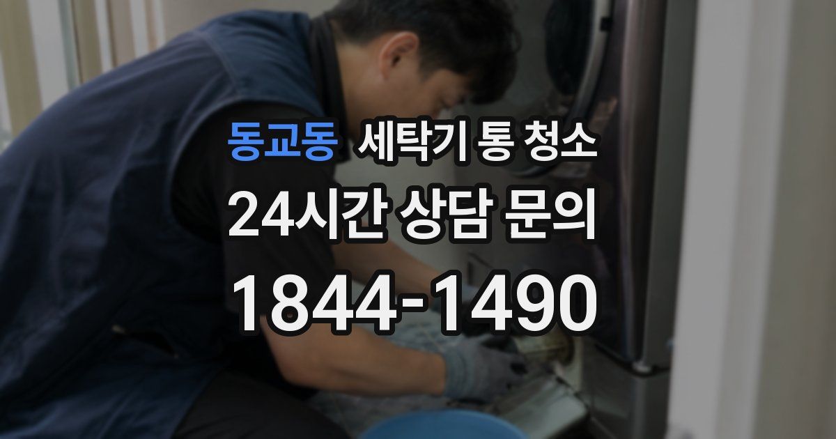동교동 세탁기 통 청소