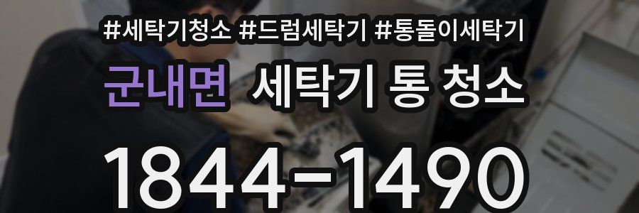 군내면 세탁기 통 청소