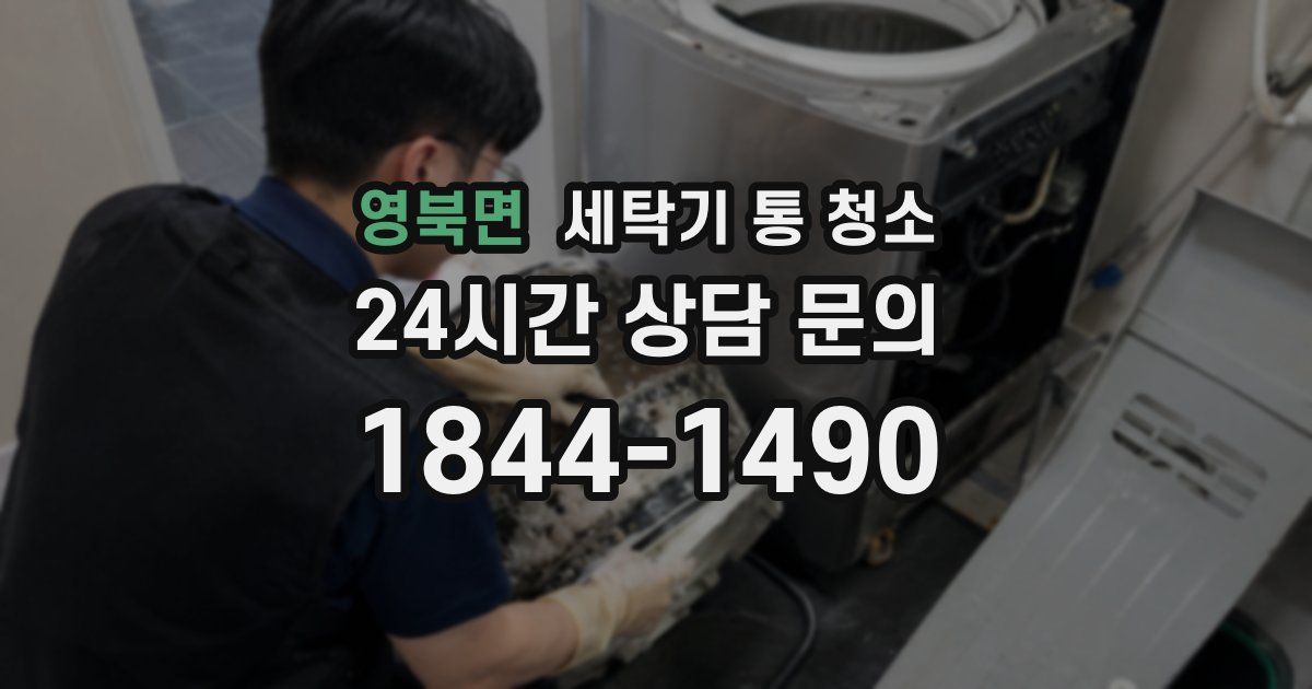 영북면 세탁기 통 청소