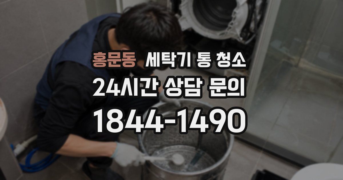 홍문동 세탁기 통 청소