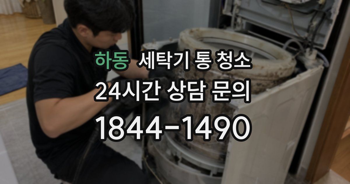 하동 세탁기 통 청소