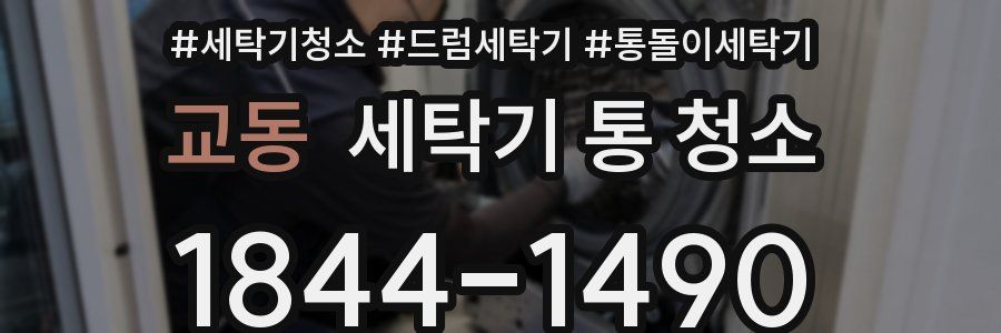 교동 세탁기 통 청소