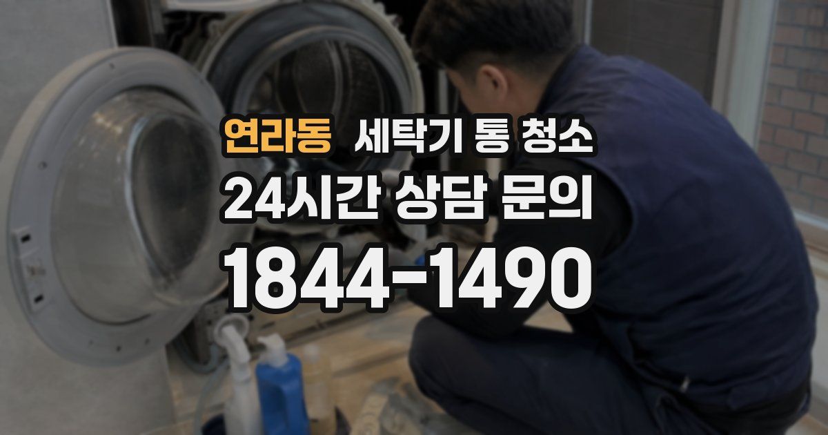 연라동 세탁기 통 청소