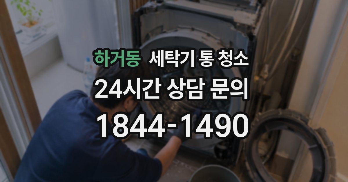 하거동 세탁기 통 청소