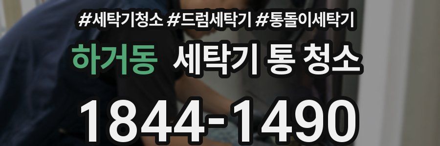 하거동 세탁기 통 청소