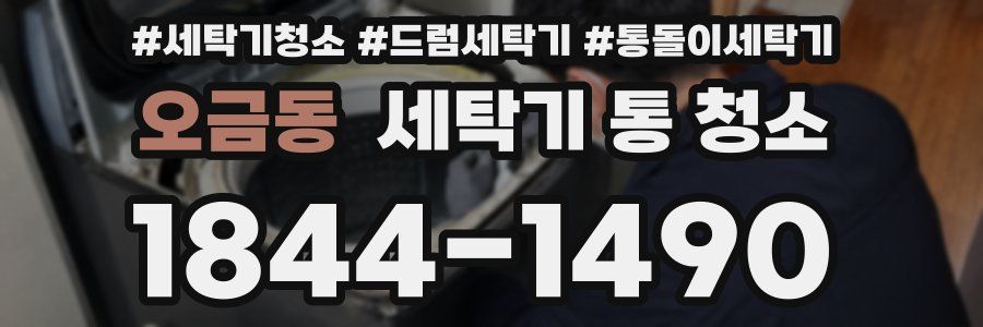 오금동 세탁기 통 청소