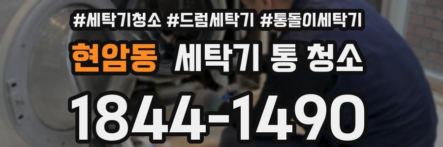 현암동 세탁기 통 청소