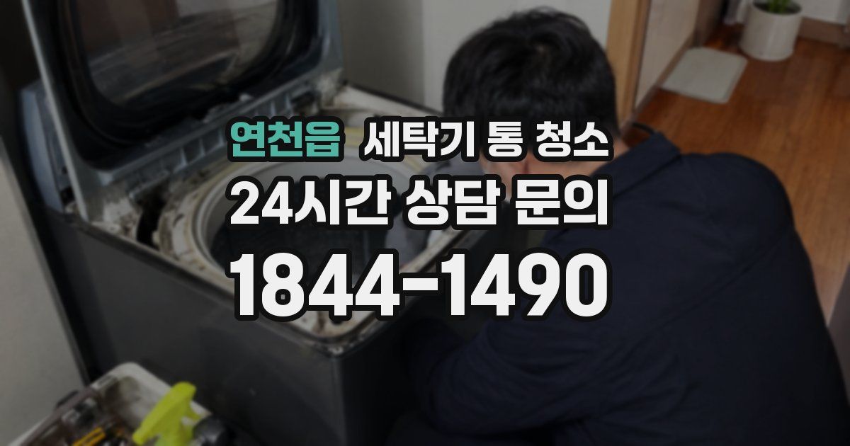 연천읍 세탁기 통 청소