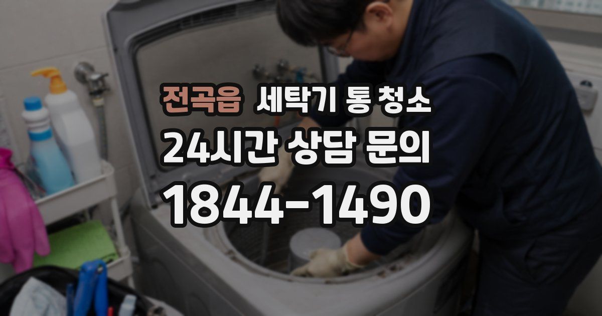 전곡읍 세탁기 통 청소