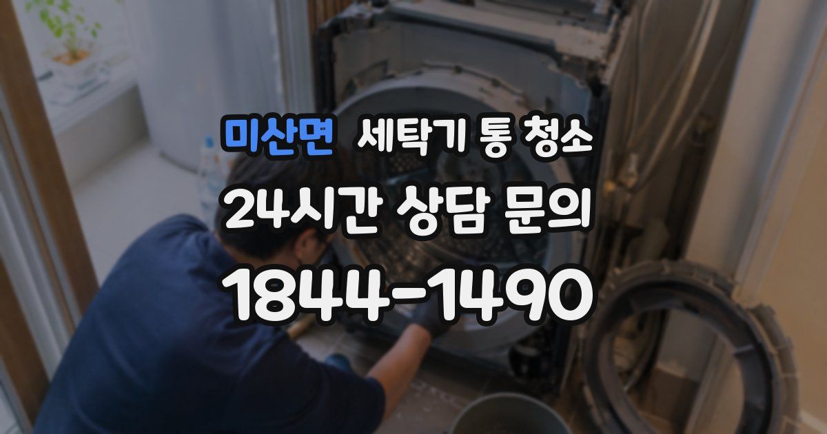 미산면 세탁기 통 청소