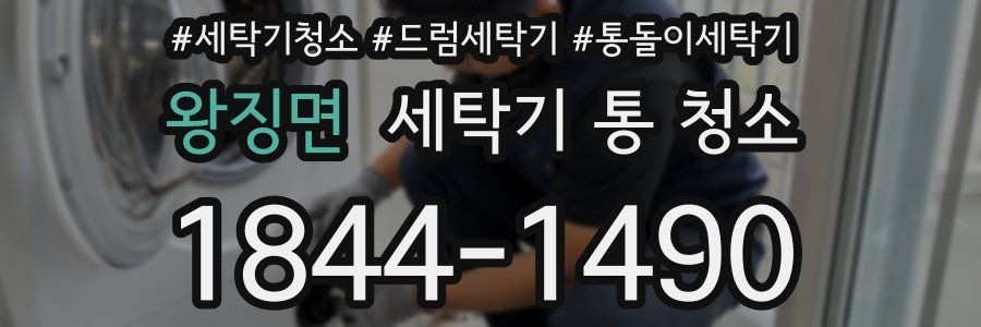 왕징면 세탁기 통 청소