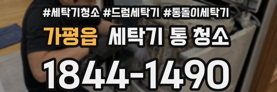 가평읍 세탁기 통 청소