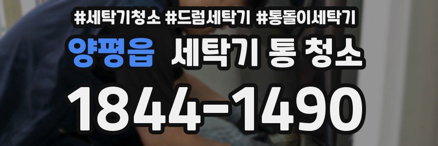 양평읍 세탁기 통 청소