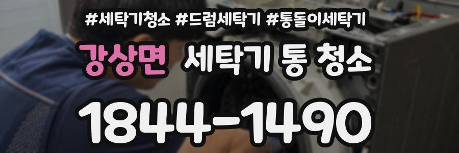 강상면 세탁기 통 청소