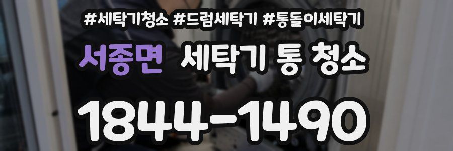 서종면 세탁기 통 청소