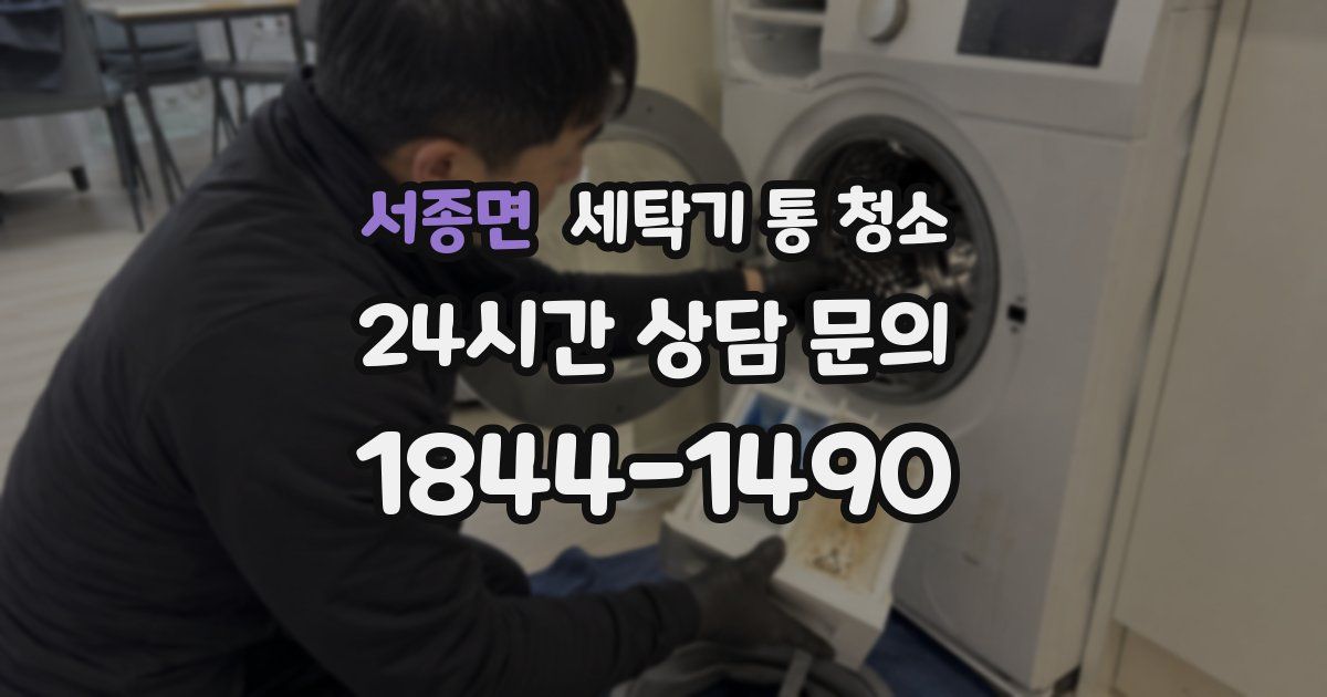 서종면 세탁기 통 청소
